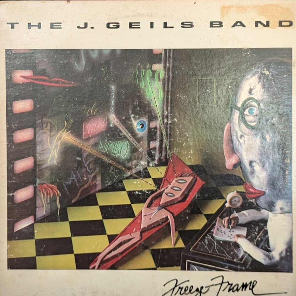 The J. Geils Band Freeze Frame Vintage Record Album LP 1981 EMI SOO-17062 INNER